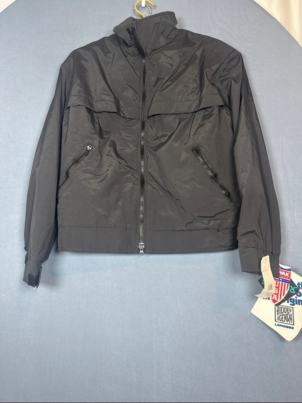 Spiewak Black Utility Jacket USA Shield NWT Mens Large Workwear Coat